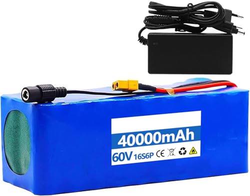 52V 60V 10AH 20Ah 30Ah 40Ah Fahrrad-Batterien,E-Bike Akku mit Ladegerät Eingebautes BMS Ebike Batterie für 200W 500W 1000W Elektrofahrradmotor mit Ladegerät XT60,52V 40AH 52V 60V 10AH 20Ah 30Ah 40Ah Fahrrad-Batterien,E-Bike Akku mit Ladegerät Eingebautes BMS Ebike Batterie für 200W 500W 1000W Elektrofahrradmotor mit Ladegerät XT60,52V 40AH von SCUUZT