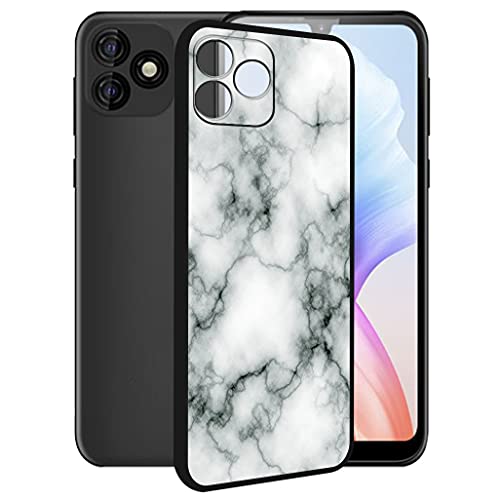 SCXKJL Hülle für Blackview Oscal C20 Pro (6.09 Zoll) Silikon Hülle, Schwarz Silikon TPU Weiche Ultra-dünne Schutzhülle Stoßfest Fallschutz Bumper Case Stylische Handyhülle - CX4 von SCXKJL