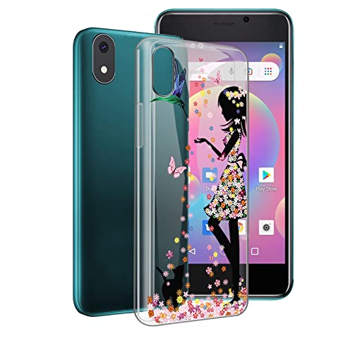 SCXKJL Hülle für Cubot J10 (4.00 Zoll) Silikon Hülle, Transparent Silikon TPU Weiche Ultra-dünne Schutzhülle Stoßfest Fallschutz Bumper Case Stylische Handyhülle - CX3 von SCXKJL