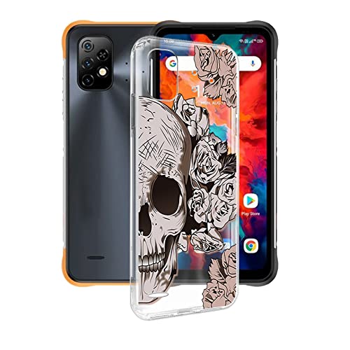 SCXKJL Hülle für Umidigi Bison X10 (6.53 Zoll) Silikon Hülle, Transparent Silikon TPU Weiche Ultra-dünne Schutzhülle Stoßfest Fallschutz Bumper Case Stylische Handyhülle - CX11 von SCXKJL