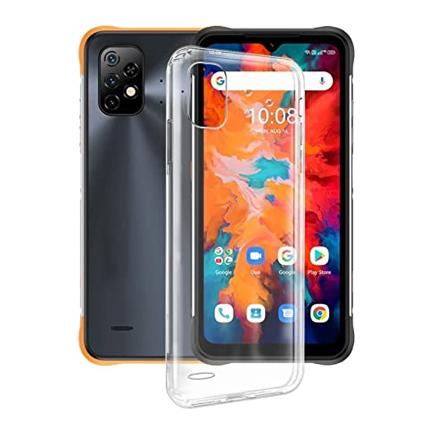 SCXKJL Hülle für Umidigi Bison X10 (6.53 Zoll) Silikon Hülle, Transparent Silikon TPU Weiche Ultra-dünne Schutzhülle Stoßfest Fallschutz Bumper Case Stylische Handyhülle - Transparent von SCXKJL