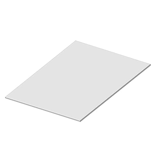 5er-Pack 3 mm dicke weiße PVC-Schaumplatten – flexible und wetterfeste Platten for Kunsthandwerk, Modelle, Beschilderungen und Außendisplays(400X600X3.0Mm) von SDAZHX