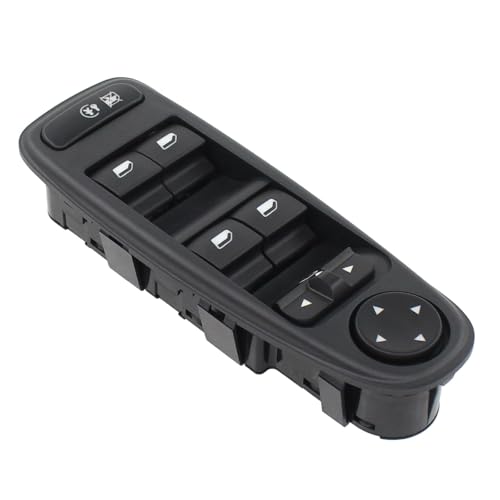 Fensterheberschalter für Citroen C4 Picasso Mk1 2006-2013, Auto Fensterheberschalter Elektrischer Fensterheber Steuerschalter Control Taste Zubehör von SDFSDEPIE