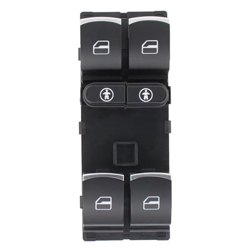 Fensterheberschalter für VW Sharan 2010-2022, Auto Fensterheberschalter Elektrischer Fensterheber Steuerschalter Control Taste Zubehör von SDFSDEPIE