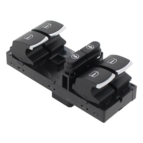 Fensterheberschalter für VW Touareg 2010-2018, Auto Fensterheberschalter Elektrischer Fensterheber Steuerschalter Control Taste Zubehör von SDFSDEPIE