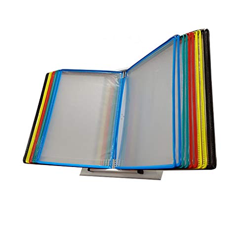 Display Rack, An der Wand montierter Aktenhalter, Hängender Wand-Akten-Organizer, Klapp-Aktenhalter, Desktop- oder wandmontierter Präsentationsständer mit einstellbarer Neigung 32 * 23 cm von SDGBCXD