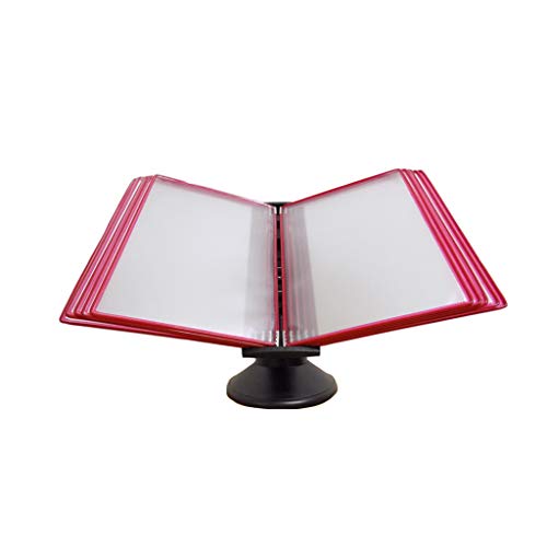 Display Rack, An der Wand montierter Aktenhalter, Hängender Wand-Akten-Organizer, Klapp-Aktenhalter, Schreibtisch- oder Wand-Displayständer mit einstellbarer Neigung(D) von SDGBCXD