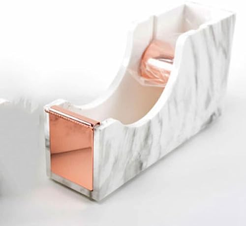 Klebebandabroller, Desktop Magic Tape Dispenser mit Cutter – Freihändiger Klebebandhalter for einfaches Aufbewahren und Schneiden von SDGBCXD