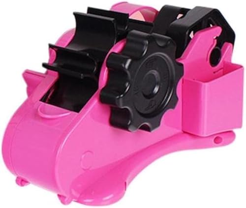 Klebebandabroller, Magic Tape Dispenser for Wärmeübertragung – Schreibtisch-Klebebandhalter mit Mehrfach-Rollenschnittfunktion(Princess Pink) von SDGBCXD