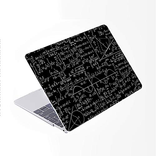 SDH Schutzhülle für MacBook Pro 15 Zoll (38,1 cm) mit CD-ROM 2010–2012, Kunststoff-Muster, harte Schutzhülle und Tastaturabdeckung, nur kompatibel mit Mac Pro 15 Zoll Modell A1286, Blackboard Book 16 von SDH