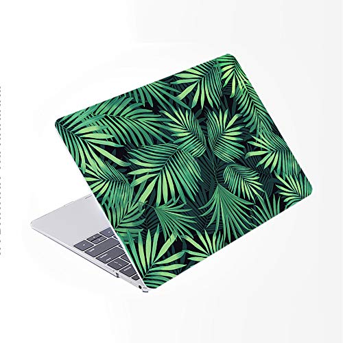 SDH Schutzhülle für MacBook Pro 15 Zoll (38,1 cm) mit CD-ROM 2010–2012 veröffentlicht，harte Schutzhülle und Tastaturabdeckung, nur kompatibel mit Mac Pro 15 Zoll Modell A1286, Pflanzenblätter 6 von SDH