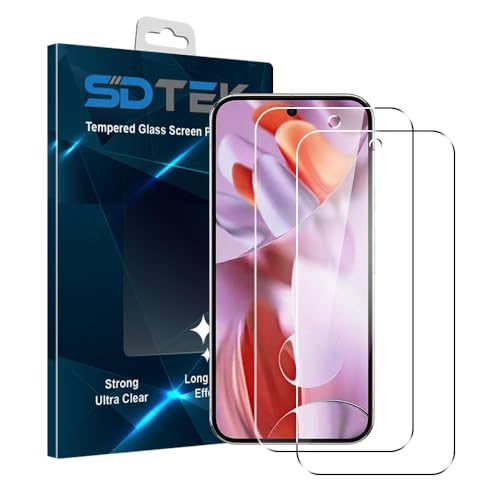 SDTEK *2 Pack Schutzglas für Google Pixel 9 Pro Glasfolie Hartglas Tempered Glass Screen Protector Schutzfolie Displayschutzglas SDTEK *2 Pack Schutzglas für Google Pixel 9 Pro Glasfolie Hartglas Tempered Glass Screen Protector Schutzfolie Displayschutzglas von SDTEK