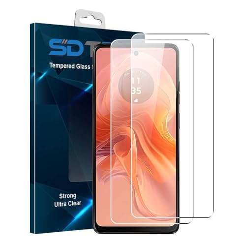 SDTEK *2 Pack Schutzglas für Motorola Moto G04 Glasfolie Hartglas Tempered Glass Screen Protector Schutzfolie Displayschutzglas von SDTEK