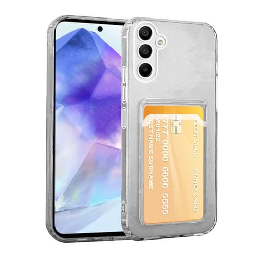 SDTEK Hülle Für Samsung Galaxy A55, Stoßdämpfende Transparente Gel-Abdeckung Kartenhalter Anti-Fall-Schutz SDTEK Hülle Für Samsung Galaxy A55, Stoßdämpfende Transparente Gel-Abdeckung Kartenhalter Anti-Fall-Schutz von SDTEK