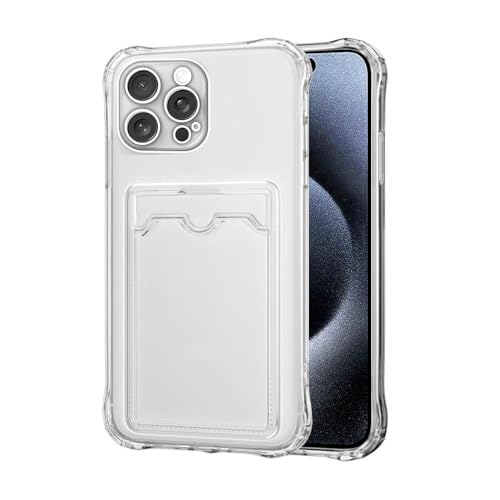 SDTEK Hülle Für iPhone 15 Pro, Stoßdämpfende Transparente Gel-Abdeckung Kartenhalter Anti-Fall-Schutz SDTEK Hülle Für iPhone 15 Pro, Stoßdämpfende Transparente Gel-Abdeckung Kartenhalter Anti-Fall-Schutz von SDTEK
