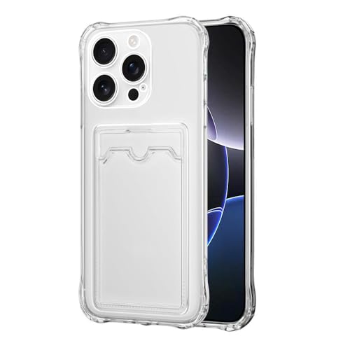 SDTEK Hülle Für iPhone 16 Pro Max Stoßdämpfende Transparente Gel-Abdeckung Kartenhalter Anti-Fall-Schutz SDTEK Hülle Für iPhone 16 Pro Max Stoßdämpfende Transparente Gel-Abdeckung Kartenhalter Anti-Fall-Schutz von SDTEK
