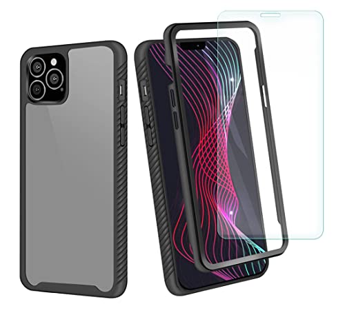 SDTEK Hülle Kompatibel mit iPhone 12 / iPhone 12 Pro, 360 Grad Schutzfolie Schutzglas Handyhülle Schutzhülle Case Cover von SDTEK