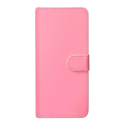 SDTEK Hülle für Motorola Moto G34 Tasche Leder Flip Case Brieftasche Book Schutzhülle Handyhülle (Rosa) von SDTEK