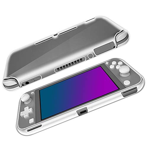 SDTEK Schutzhülle für Nintendo Switch Lite [Clear Gel] Premium Transparent Soft Hülle Case [Silicone TPU] Cover [Bumper] von SDTEK