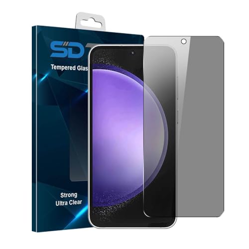 SDTEK Sichtschutz Für Samsung Galaxy S23 FE, Displayschutz Aus Gehärtetem Glas, Anti-Spähen von SDTEK