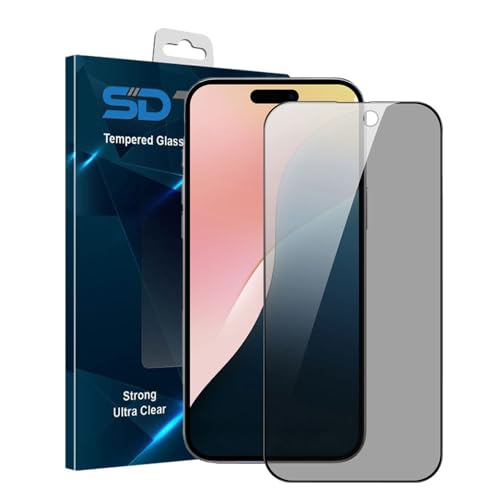 SDTEK Sichtschutz Für iPhone 16 Displayschutz Aus Gehärtetem Glas, Anti-Spähen von SDTEK