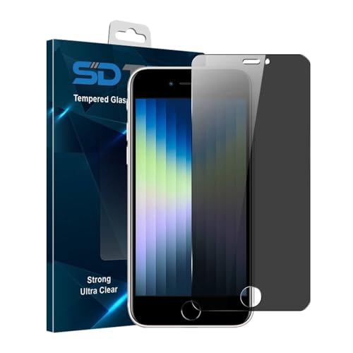 SDTEK Sichtschutz Für iPhone SE 2022/2020, iPhone 7/8, Displayschutz Aus Gehärtetem Glas, Anti-Spähen von SDTEK