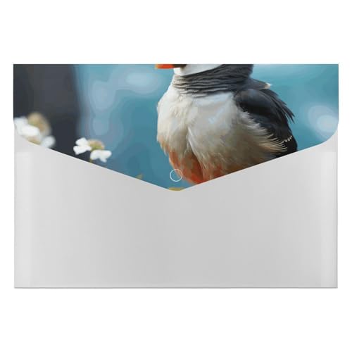 Dateiordner 6 Taschen Kunststoff Nette Kleine Vogel Gedruckt Ordner Dateiordner Brief Größe Tragbare Ordner Archivieren Organizer von SDTKLHW