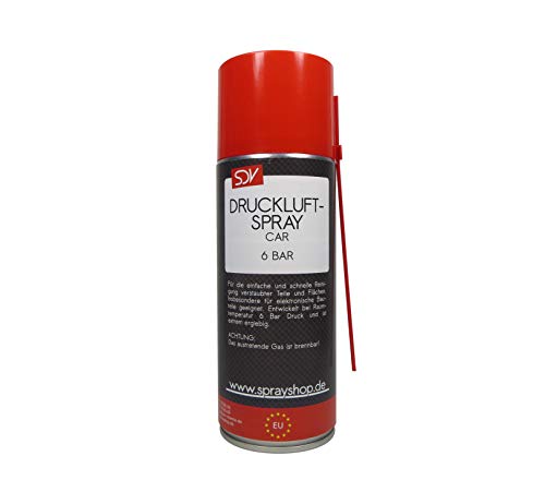 SDV Chemie Druckluftspray 1x 400ml Air Duster Druckluftreiniger Pressluft Druckluftreiniger Compressed Gas SDV Chemie Druckluftspray 1x 400ml Air Duster Druckluftreiniger Pressluft Druckluftreiniger Compressed Gas von SDV Chemie