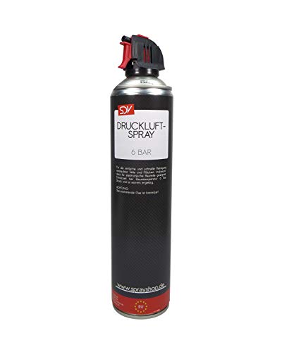 SDV Chemie Druckluftspray 1x 600ml Air Duster Druckluftreiniger Pressluft Druckluftreiniger Compressed Gas SDV Chemie Druckluftspray 1x 600ml Air Duster Druckluftreiniger Pressluft Druckluftreiniger Compressed Gas von SDV Chemie