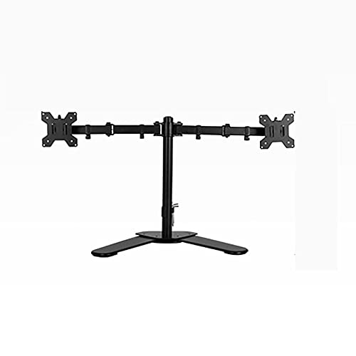 SDdPulse Universal-TV-Ständer, TV-Doppel-Ständer, universelle Höhenverstellung für den vierten Gang, Tisch-TV-Ständer, ± 3 ° Stufe, Feinabstimmungsdesign, Tisch-TV-Basis passend für 35,6-81,3 cm (14 von SDdPulse