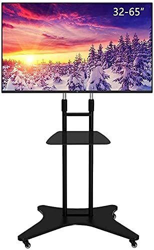 SDdPulse Universal TV Ständer, Upgraded TV Halterung Halterung Universal TV Ständer Höhenverstellbare TV Halterung mit Tablett TV Wagen, SDdPulse Universal TV Ständer, Upgraded TV Halterung Halterung Universal TV Ständer Höhenverstellbare TV Halterung mit Tablett TV Wagen, von SDdPulse