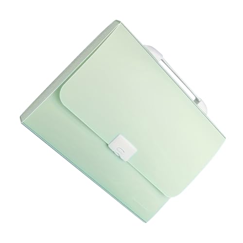 13 Dokumente Dokument Organizer Akkordeondatei Ordner Ordner Erweitern Sie die Rechnung mit den Etiketten Tragbarer Papierschiffe Erweiterter Note Manager A4 Organizer für Quittungen 12 (GREEN) von SEAFRONT