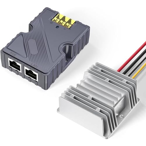 150-W-GigE-PoE-Injektor mit 168-W-12-56-V-DC-Boost-Konverter, Gigabit-Power-Over-Ethernet-Injektor, Starlink-Internet-Kit von SEAFRONT