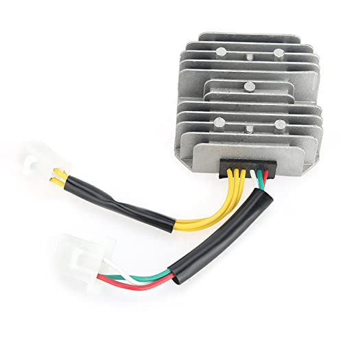 2 Stecker 6-Draht-Spannungsregler-Gleichrichter für GY6 4-Taste 152qmi 152qmj 157qmi 157qmj Scooter, Quads, ATVs und Mopeds. Mit Kühlkörperflossen Entworfen, Lang von SEAFRONT