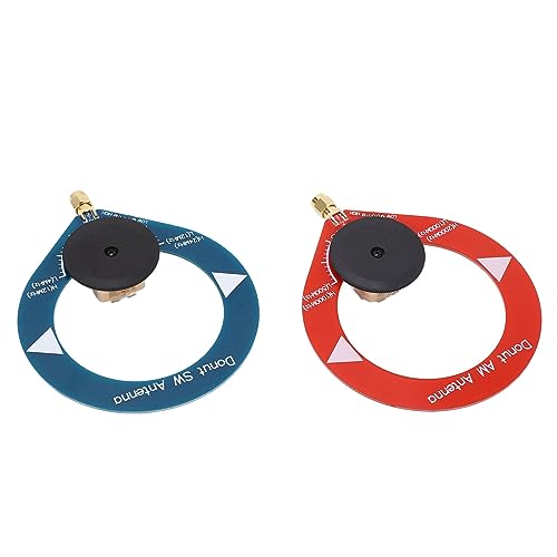 2 Stück Donut AM MW SW Antenne für Kurzwellenradio, Tragbare Mini-Antenne, Leicht und Langlebig, Verbessert den Empfang 2 Stück Donut AM MW SW Antenne für Kurzwellenradio, Tragbare Mini-Antenne, Leicht und Langlebig, Verbessert den Empfang von SEAFRONT