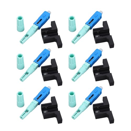 20pcs Einzelmodus-Glasfaseranschluss 0-30 DB T Typ Runde Port Fibre Optic Schnellanschluss Schnellinstallation Niedriger Verlust 20 in 1 Set Breite Anwendung für FTTH, CATV, Faserlans, ODF, Glasfaser 20pcs Einzelmodus-Glasfaseranschluss 0-30 DB T Typ Runde Port Fibre Optic Schnellanschluss Schnellinstallation Niedriger Verlust 20 in 1 Set Breite Anwendung für FTTH, CATV, Faserlans, ODF, Glasfaser von SEAFRONT