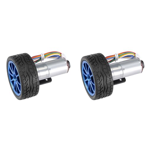 2PCS DC 6V DIY Encoder Getriebemotor 65mm Rad Kit Micro Geschwindigkeit Reduktion Motor Mini Motor für Smart Auto Roboter Modell 100RPM 2PCS DC 6V DIY Encoder Getriebemotor 65mm Rad Kit Micro Geschwindigkeit Reduktion Motor Mini Motor für Smart Auto Roboter Modell 100RPM von SEAFRONT