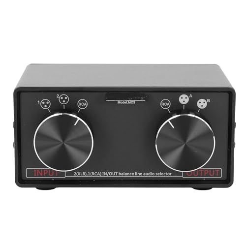 3 in 3 Out XLR Stereo -Konverter Passive Vorverstärker -Switcher -Box Zum Aufnehmen von Mischung ConsolePower -Verstärker -DVD -Player 3 in 3 Out XLR Stereo -Konverter Passive Vorverstärker -Switcher -Box Zum Aufnehmen von Mischung ConsolePower -Verstärker -DVD -Player von SEAFRONT