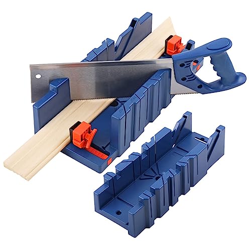 45°-Gehrungslade mit Säge, Stabiler, Robuster Winkelschnitt, Handgehrungssägenschrank-Set für Mehrere Winkelschnitte 45°-Gehrungslade mit Säge, Stabiler, Robuster Winkelschnitt, Handgehrungssägenschrank-Set für Mehrere Winkelschnitte von SEAFRONT