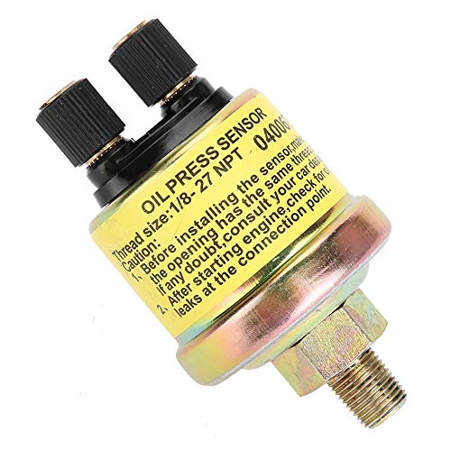 Auto -Motoröl -Drucksensor, Universeller 1/8 NPT -Ersatzsensor mit Hochfestigen Materialien, Doppeltes Enddesign für Aftermarket -Messgeräte, der an Standardspezifikation Gebaut Wurde von SEAFRONT