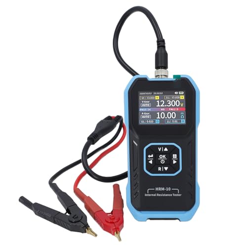 Digitale Batteriekapazitätskapazitätsprüfer 0-200 Ω Batterie Internalwiderstände Testmesser Batterieanalysator Batterie Lastentester 0 - ± 100 V Spannung von SEAFRONT