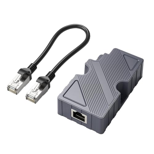 GigE PoE-Injektor 150 W 12 V auf 48 V DC Step-Up-Konverter ESD-Schutz-Ethernet-Adapter-Kit mit Surgee für Dish V2 von SEAFRONT