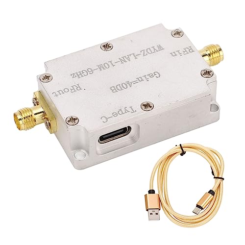 HF-Verstärker 40DB Hohe Verstärkung 10M Bis 6 GHz Breiter Rauscharmer Breitbandverstärker Übertragung HF-Leistungsvorverstärker für UKW-Radio von SEAFRONT