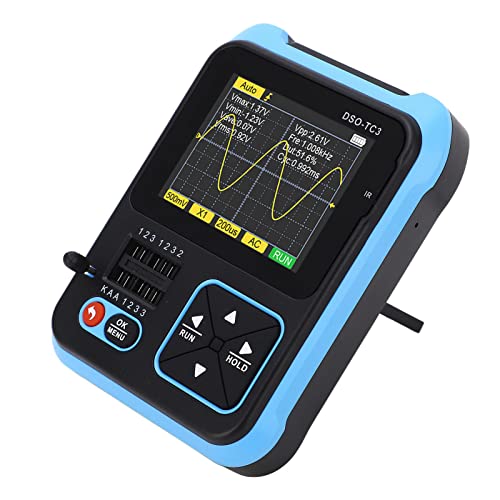 Handheld Digital Transistor Tester 3 in 1 Oszilloskop Checker Tester 2,4 Zoll TFT Farbbildschirm Induktivität Kapazität Widerstand Meter (Hohe Konfiguration) von SEAFRONT