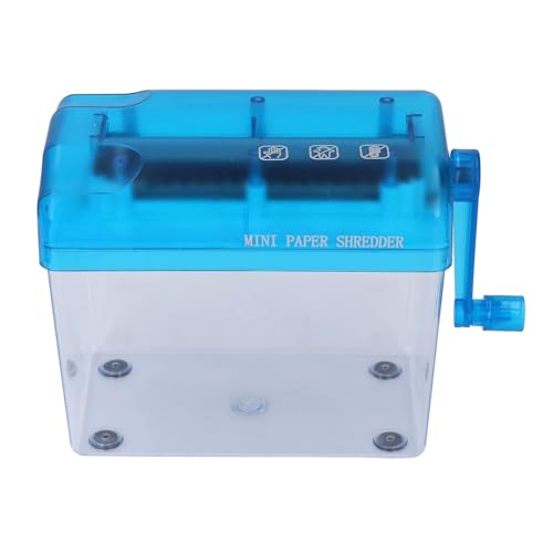 Handpapier Shredder Strip Cut Design Eingangsbreite 123mm 1L Bin mit Transparent von SEAFRONT