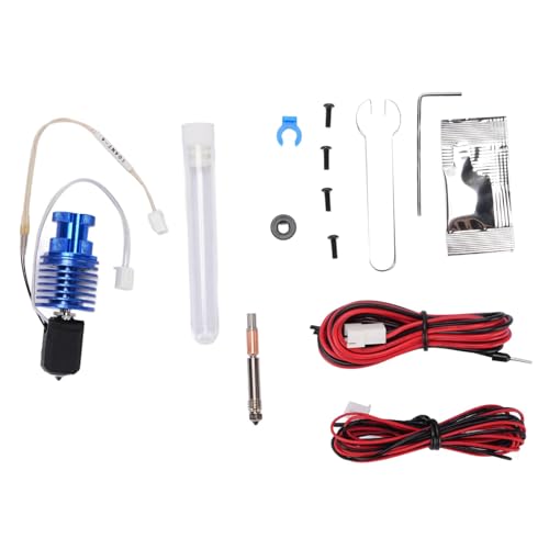 Hot End Kit TZ V6 Abtrennbar Gehärteter Stahldüse Gehärteter Stahl Heißes Ende Kit 0,4 Mm Durchmesser 24 V 60W Keramikheizung für Ender 3 für Ender 3-V2 für Ender 3 Pro von SEAFRONT