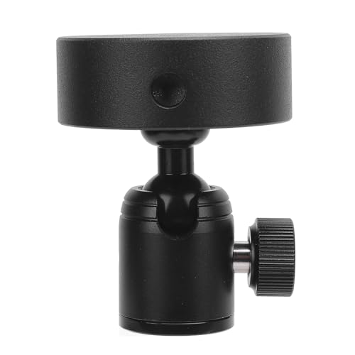 Kugelkopfstativadapter Aluminiumlegierung Satellitenmontagadapter Hochleistungs -Mini Zur Verbesserung der Rotierenden Bergbasis der Satellitenanschluss (Schwarzer Adapter) von SEAFRONT