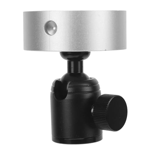 Kugelkopfstativadapter Aluminiumlegierung Satellitenmontagadapter Hochleistungs -Mini Zur Verbesserung der Rotierenden Bergbasis der Satellitenanschluss (Silberadapter) von SEAFRONT