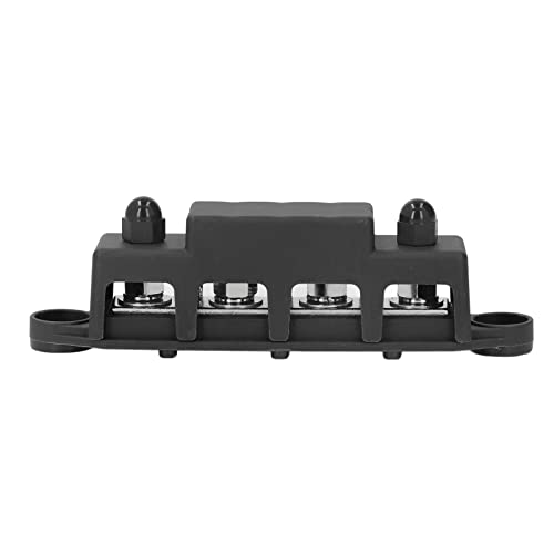 M8-Sammelschienen-Hochleistungsmodul-Anschlussbolzen Sammelschienenkasten Stromverteilungsblock Batterie-Anschlussblock 48VDC 250A (Schwarz) von SEAFRONT