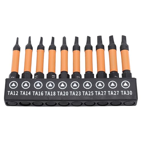 Magnetischer Dreieckiger Schraubendreher Bit Eingestellt 10 St. Stahl 50 Mm Länge 1/4 Zoll Sechskant Shank mit Lagerregal für eine Breite Anwendung Magnetischer Dreieckiger Schraubendreher Bit Eingestellt 10 St. Stahl 50 Mm Länge 1/4 Zoll Sechskant Shank mit Lagerregal für eine Breite Anwendung von SEAFRONT